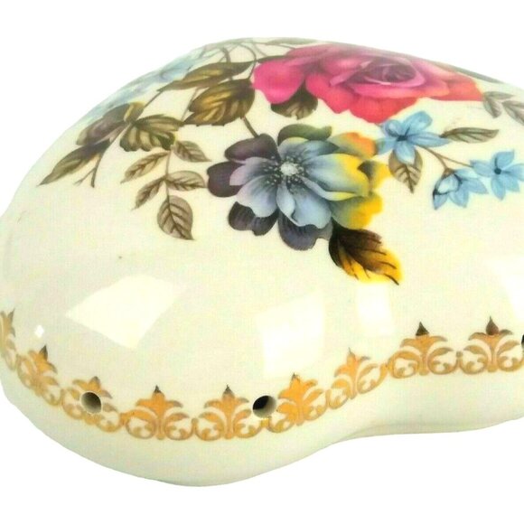 Vintage Princess House Pomander England Potpourri Sachet Holder Porcelain Floral - Picture 2 of 7